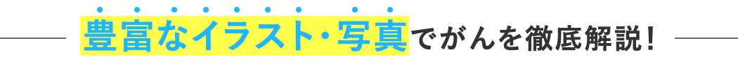 豊富なイラスト・写真でがんを徹底解説！